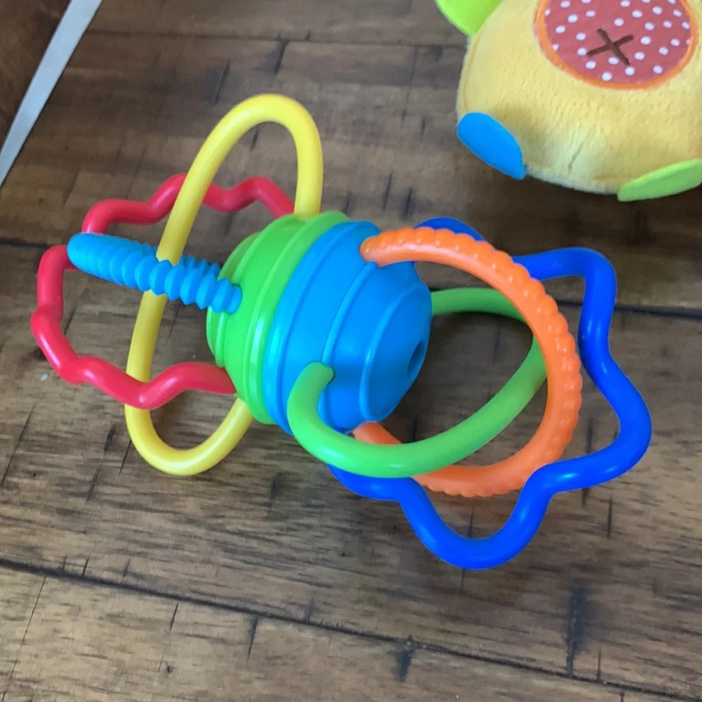 Giraffe Baby Rattles Miscellaneous Happy Hands Toy Bag